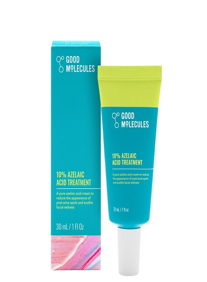 Good Molecules 10% Azelaic Acid Treatment for Face – Soothing Formula for Facial Redness & Uneven Tone – Brightens Dark Spots & Refines Texture – Vegan & Fragrance-Free Skincare (30ml / 1.01 fl oz.) - Image 1